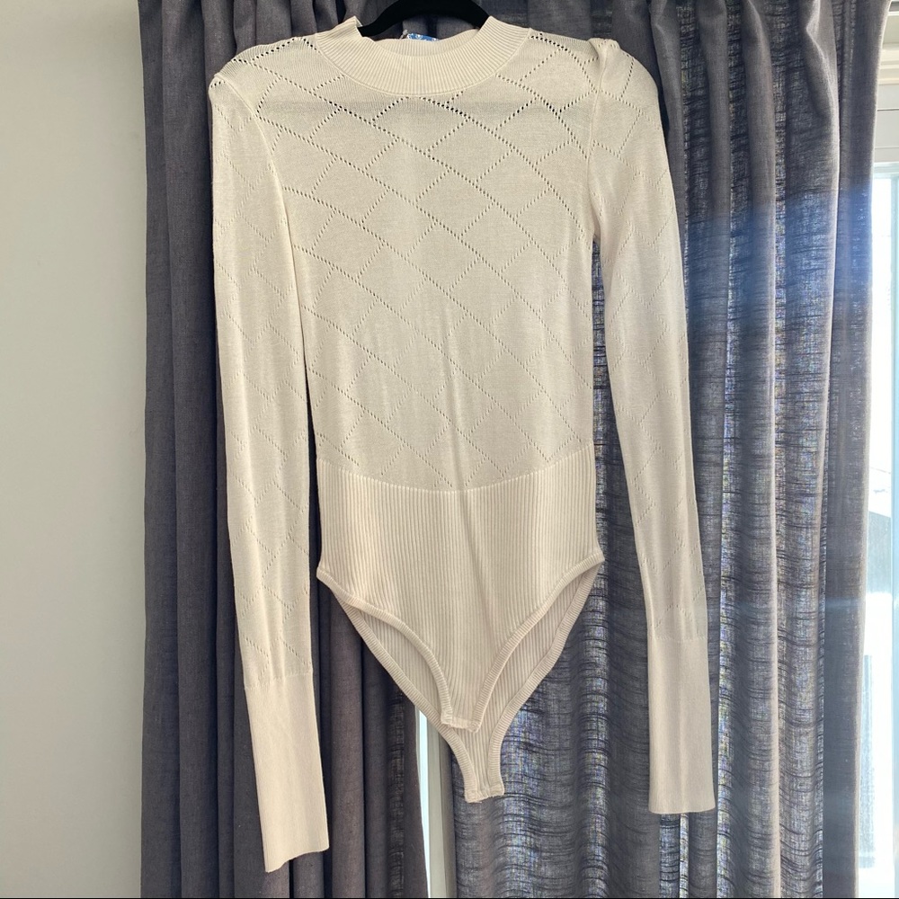 Free People long sleeve body suit NWT